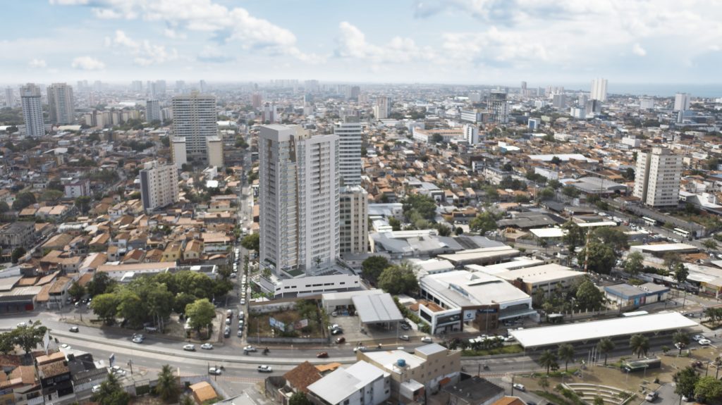 Vista panorâmica da localização do ELEV – Jardins de Fátima.
