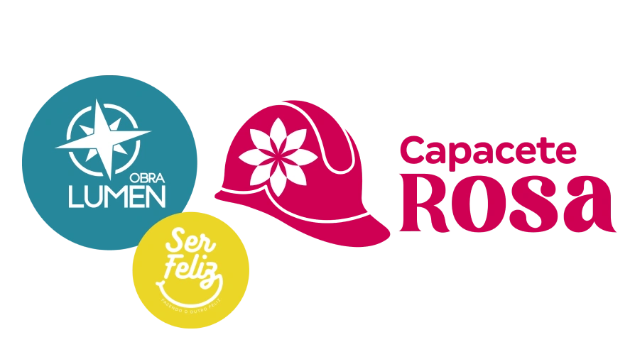 Obras Lumen e Capacete Rosa 